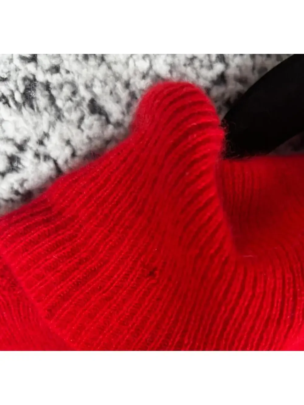 Precious Fiber 100% Cashmere Turtleneck Sweater Red Women’s Large